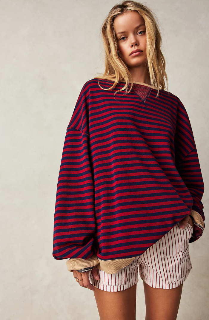 Casa Oversized Striped Sweater
