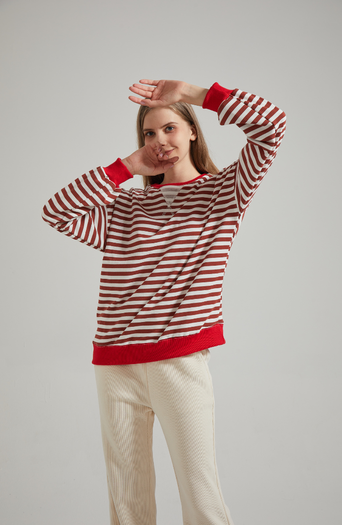 Casa Oversized Striped Sweater