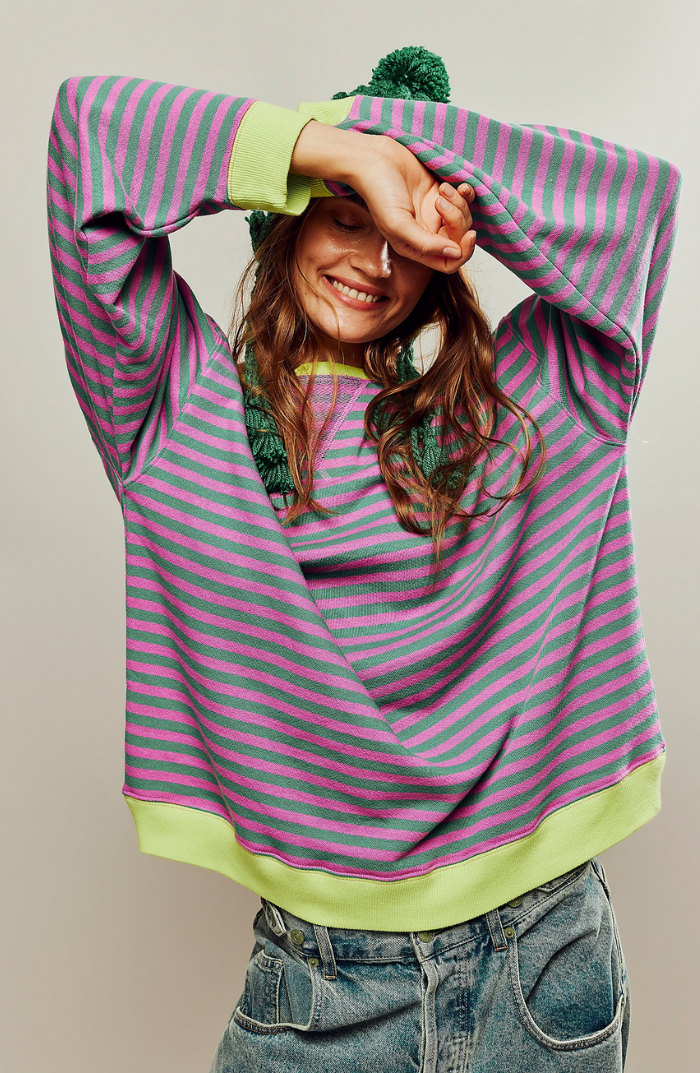 Casa Oversized Striped Sweater