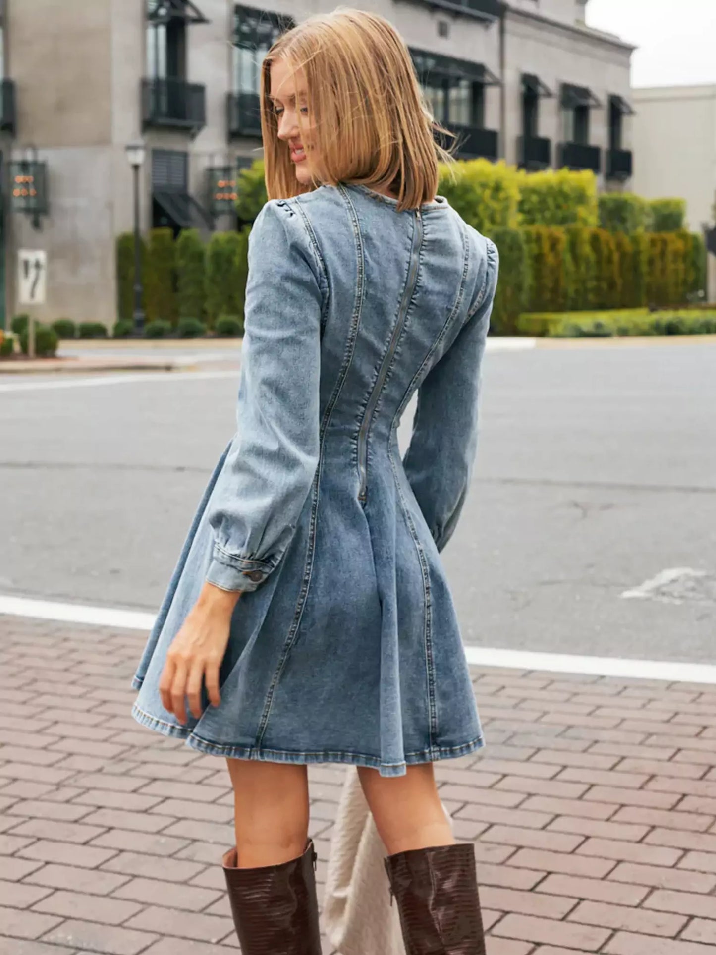 Denim Mini Dress
