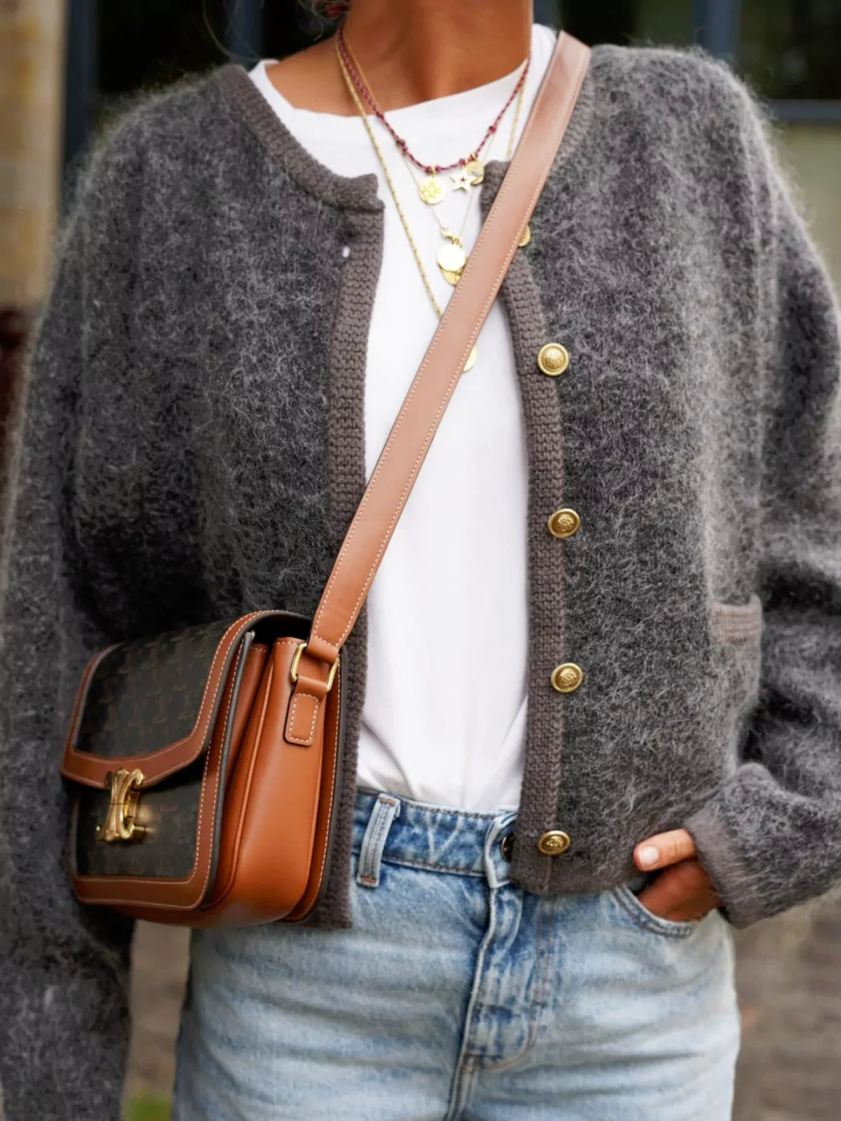 PureLife Textured Knit Cardigan