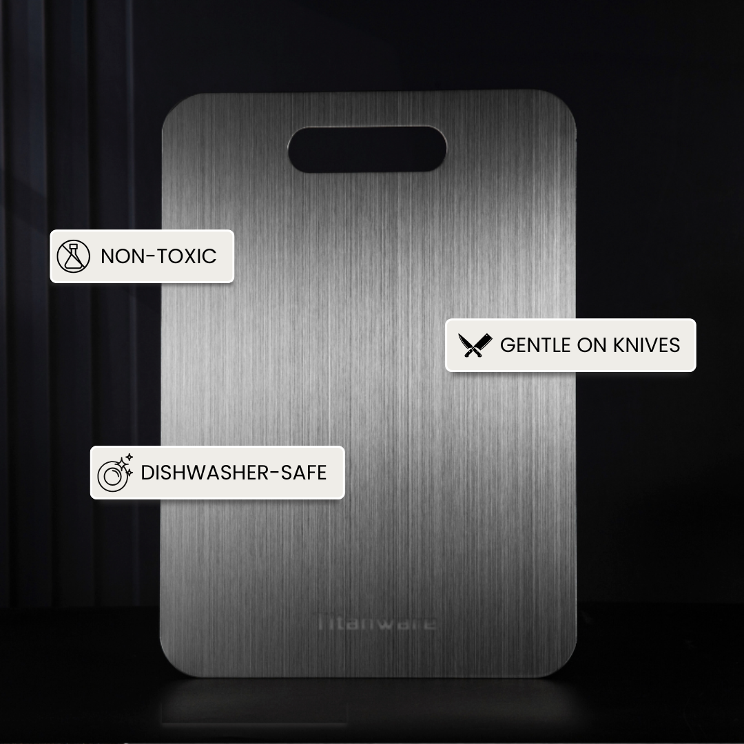 Titanware™ 100% Pure Titanium Cutting Board