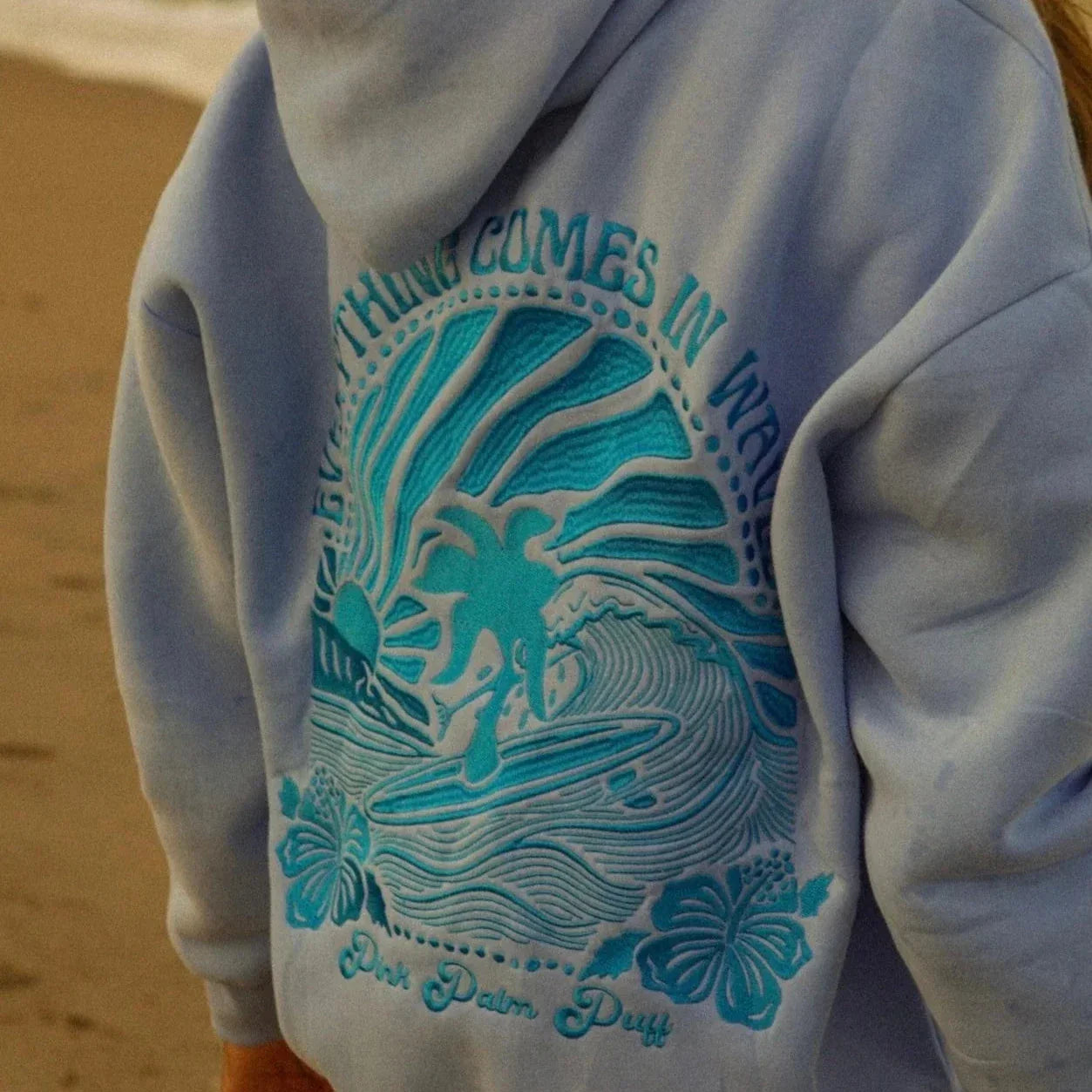 "Everything Comes in Waves" Hoodie