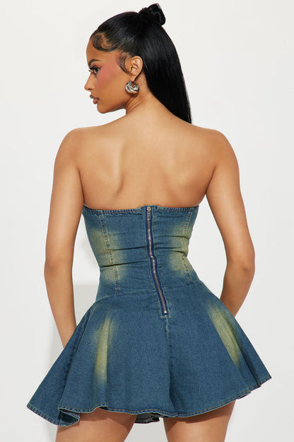 Denim Romper