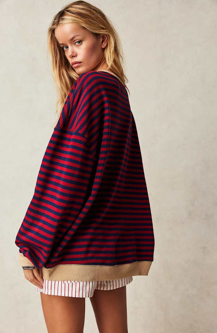Casa Oversized Striped Sweater