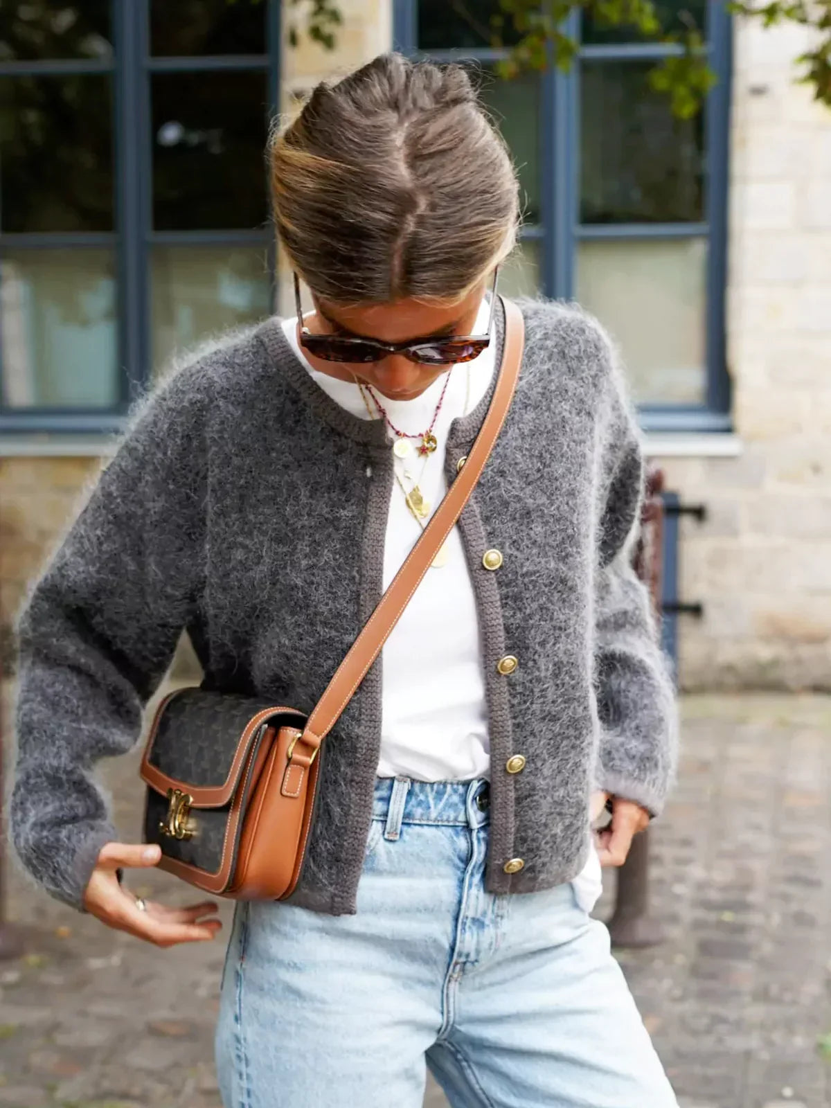 PureLife Textured Knit Cardigan