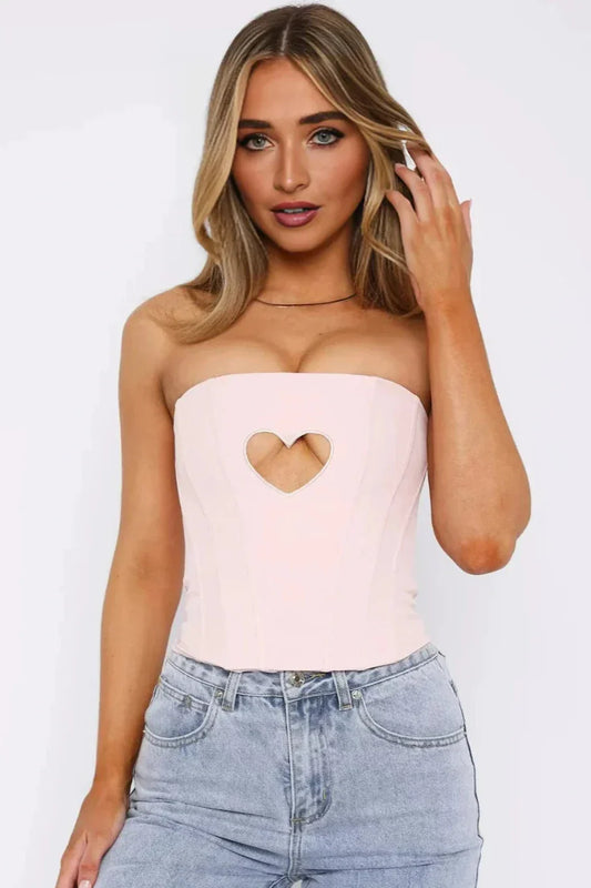 Boho™️ Sabrina Heart Corset Top