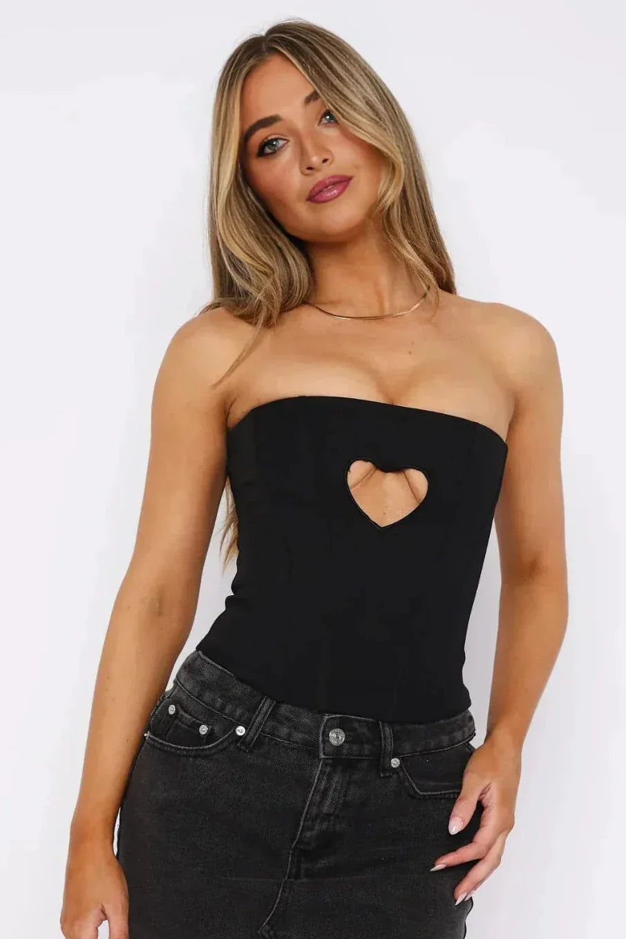 Boho™️ Sabrina Heart Corset Top