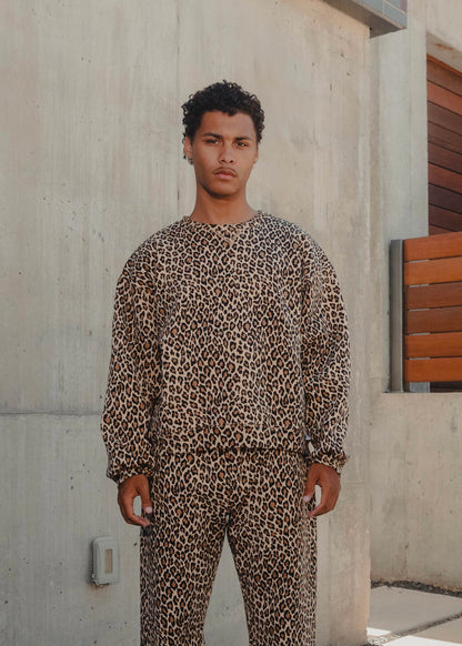 CREWNECK - LEOPARD