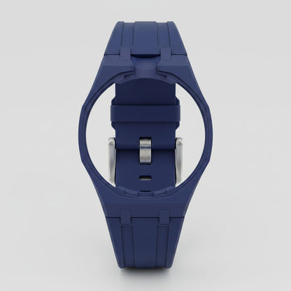 Royal Pop wristband blue Savonnette crown silicone cage — WatchLARPing
