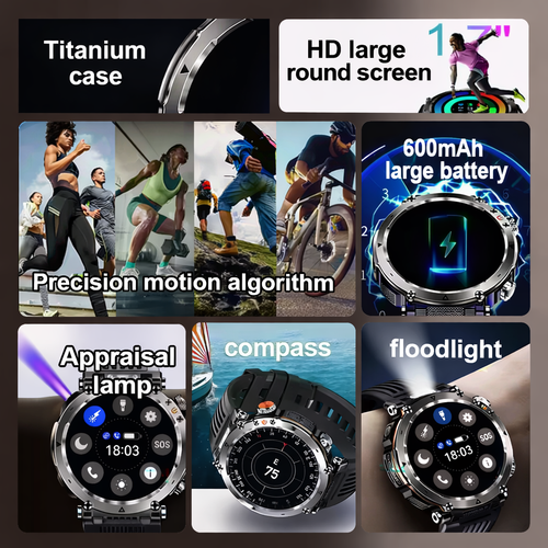 TitanCore X1 Pro – Rugged GPS Smartwatch