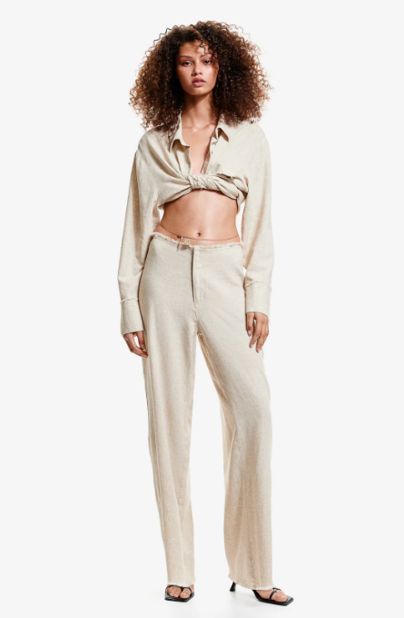 Linen Blend Pants