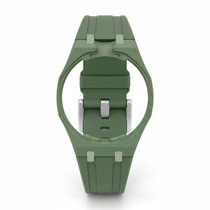 Royal Pop strap green silicone wristband — WatchLARPing
