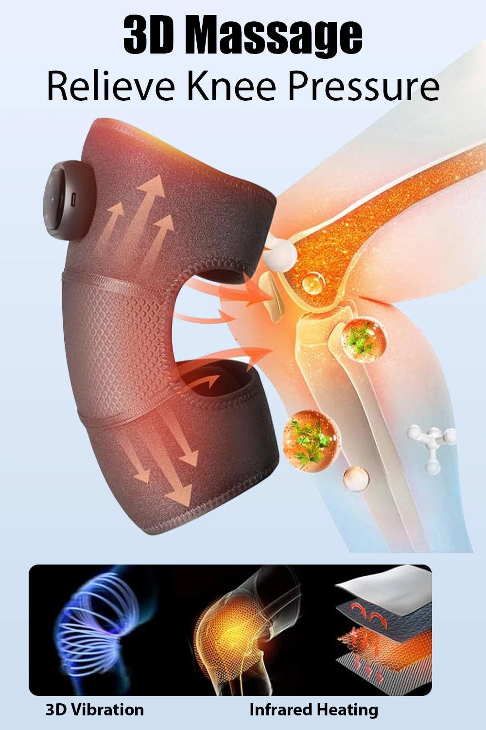Electric Heating Knee Massager