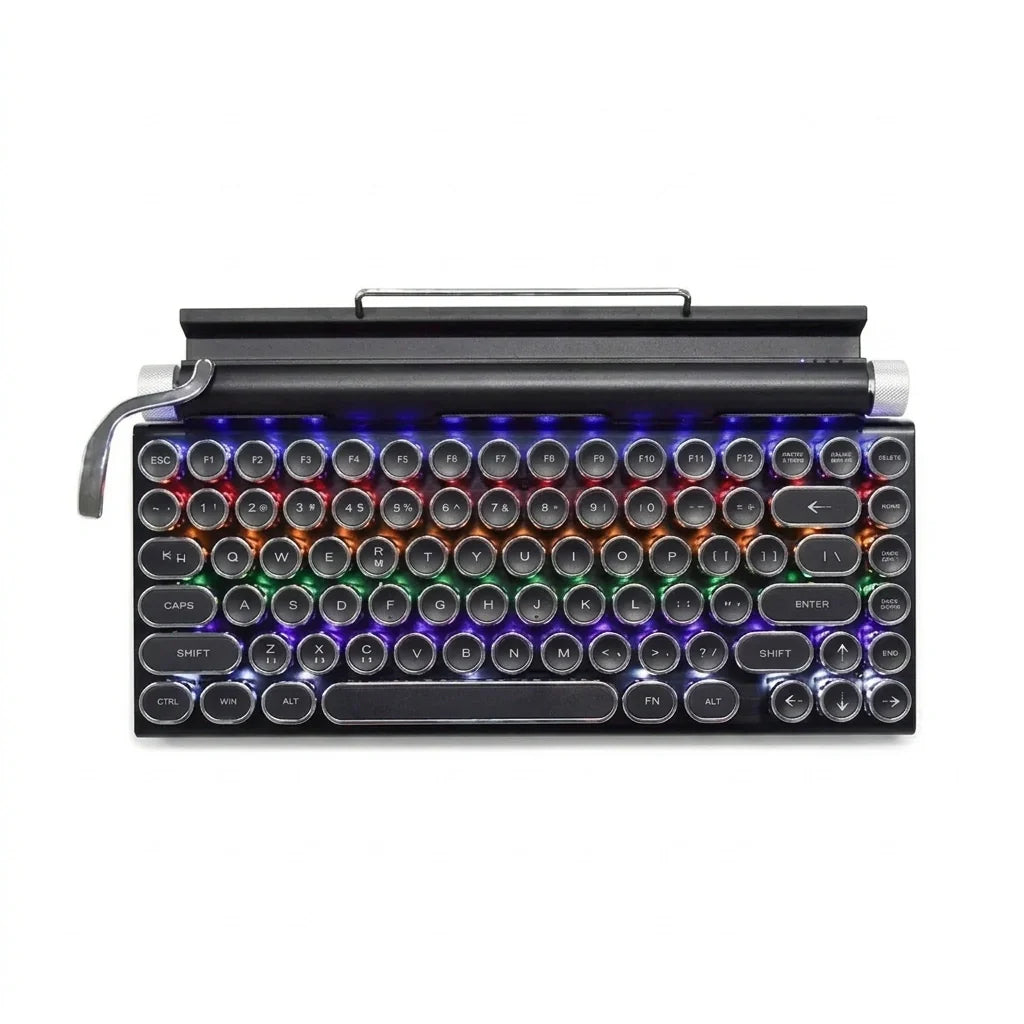 TypeRova — Retro Wireless Keyboard for Focused Work