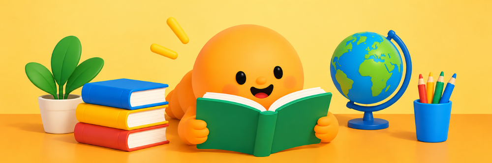 A Child Excited to Learn