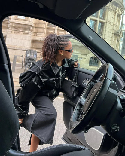 Skyler | OVERSIZED CONTRAST JACKET