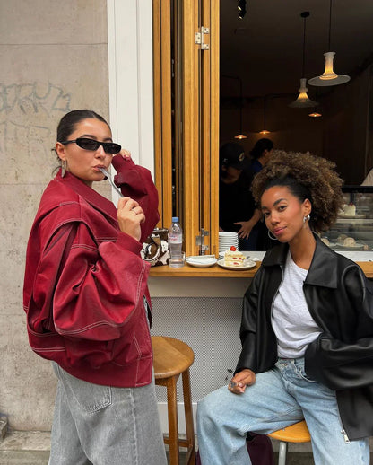 Skyler | OVERSIZED CONTRAST JACKET