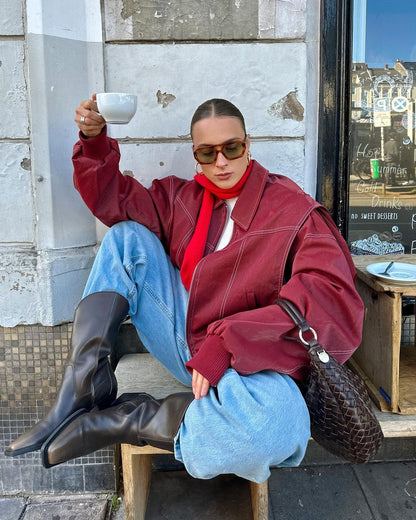 Skyler | OVERSIZED CONTRAST JACKET