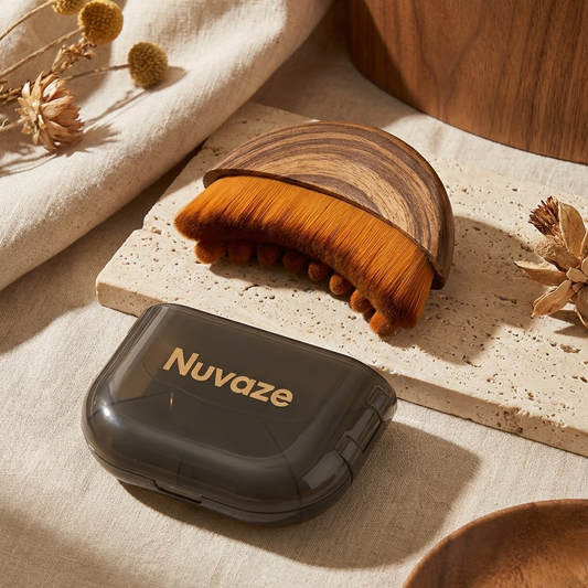 Nuvaze lymphatic contour brush