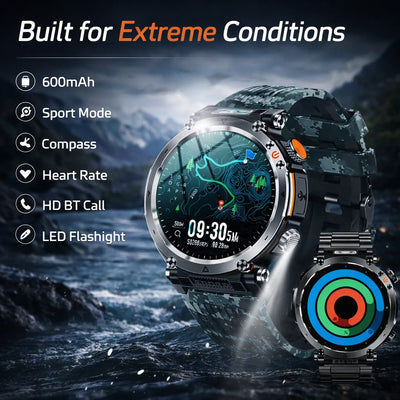 TitanCore X1 Pro – Rugged GPS Smartwatch