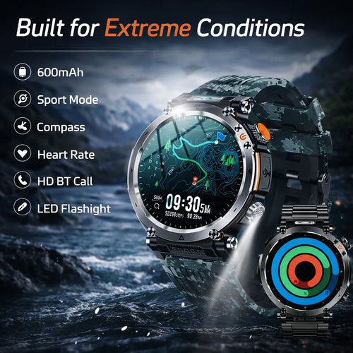 TitanCore X1 Pro – Rugged GPS Smartwatch